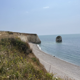 High view of the pebble beach. Ross Woodhall - Action & Lifestyle Photography