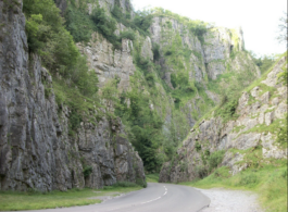 Steep gorge with road, Cheddar Gorge. Ross Woodhall - Action & Lifestyle Photography